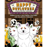 Shibas Happy Howloween Coloring Book: Silly Halloween Costumes and Hilarious Phrases