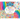 Rainbow Watercolors Gift Wrapping Papers - 6 Sheets: 24 X 18 Inch Wrapping Paper