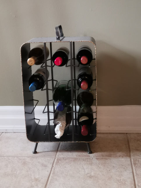 Floor Rack - Metal wine rack by Peterson Housewares & Artwares