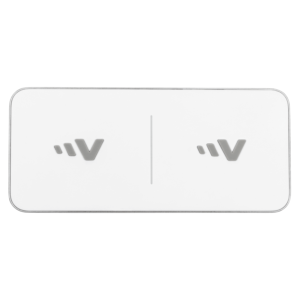 Ventev Dual Wireless Chargepad 15W White by Ventev