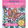 Bold & Easy Large Print Coloring Book - Big and Simple Designs for All Ages