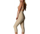 InstantFigure Hi-Waist Double Control Capri Leggings WPL017 by InstantFigure INC