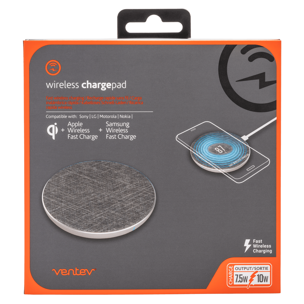 Ventev wireless chargepad 10W Gray, White by Ventev