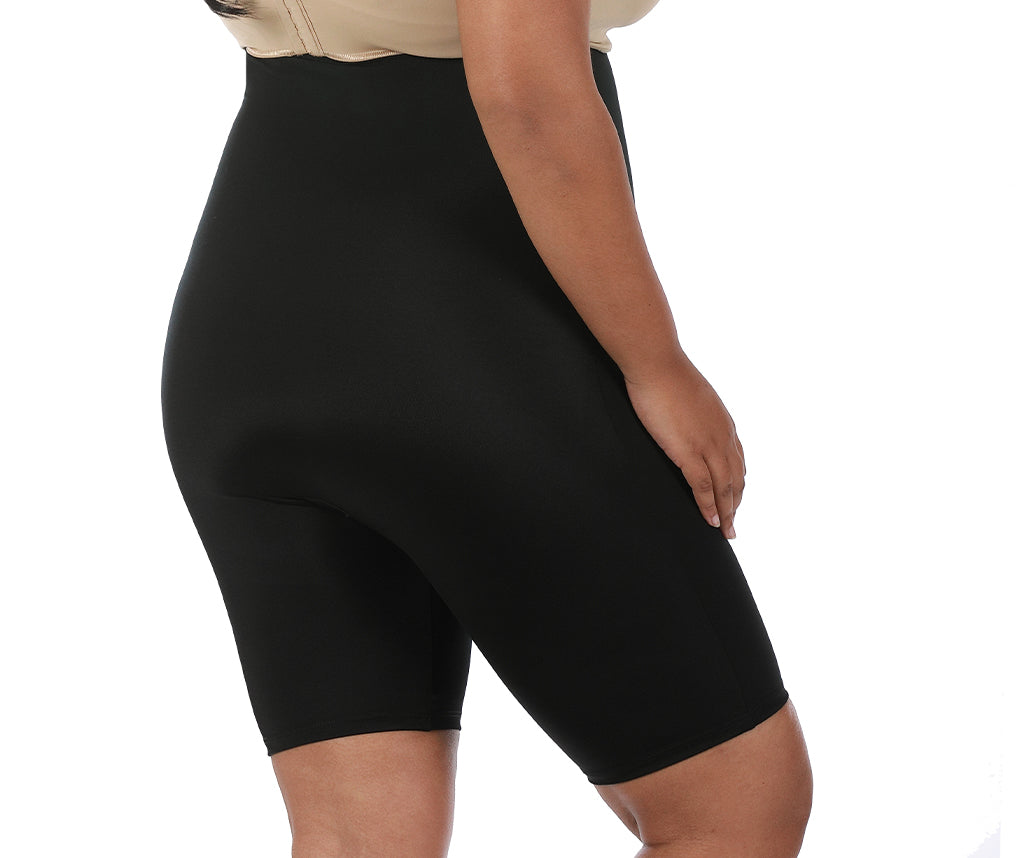 InstantFigure Hi-Waist Shorts Open Gusset Curvy Shapewear WSH4211C by InstantFigure INC