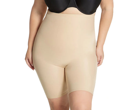 InstantFigure Hi-Waist Shorts Open Gusset Curvy Shapewear WSH4211C by InstantFigure INC