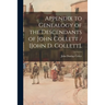Appendix to Genealogy of the Descendants of John Collett / [John D. Collett].