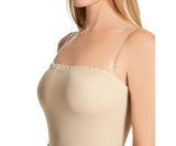 InstantFigure Shapewear Tube Slip Dress with Detachable Clear Bra Straps WTS034 by InstantFigure INC