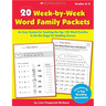 20 Week by Week Word Family Packets