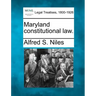Maryland constitutional law.