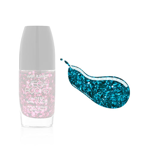 WET N WILD Megarocks Glitter Nail Color - Slap the Bass (DC)