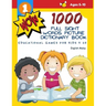 1000 Full Sight Words Picture Dictionary Book English Malay Educational Games for Kids 5 10: First Sight word flash cards learning activities to build