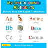 My First Indonesian Alphabets Picture Book with English Translations: Bilingual Early Learning & Easy Teaching Indonesian Books for Kids
