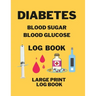 Diabetes Blood Sugar Blood Glucose Log Book