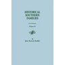 Historical Southern Families. in 23 Volumes. Volume IV