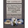 U.S. Supreme Court Transcript of Record Marblehead Land Co V. Los Angeles County