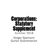 Corporations: Statutory Supplement