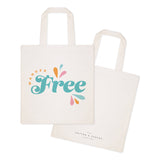 Wander Free Cotton Canvas Tote Bag by The Cotton & Canvas Co.