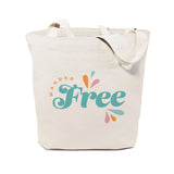 Wander Free Cotton Canvas Tote Bag by The Cotton & Canvas Co.