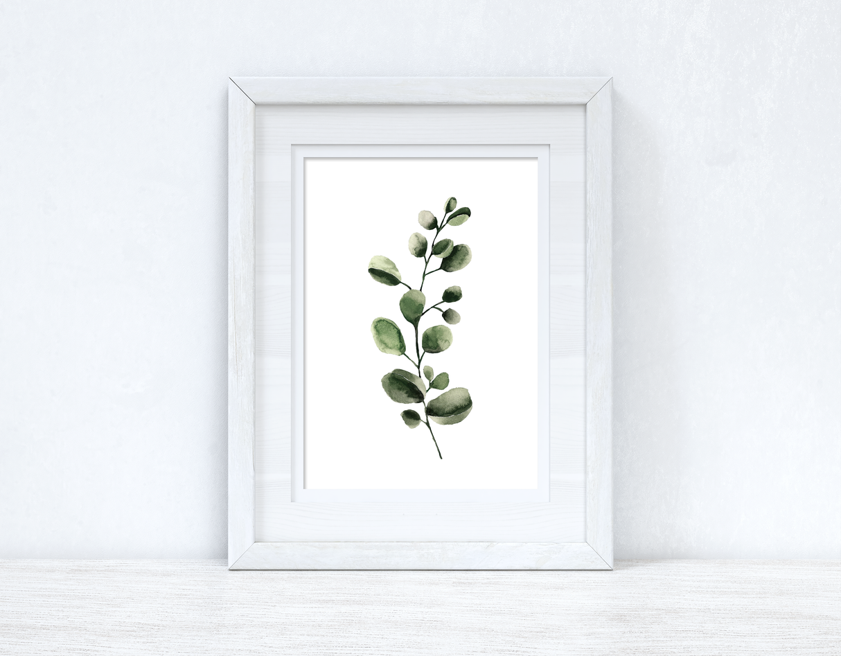 Watercolour Greenery Leaf 3 Bedroom Home Kitchen Living Room Wall Decor Print by WinsterCreations™ Official Store