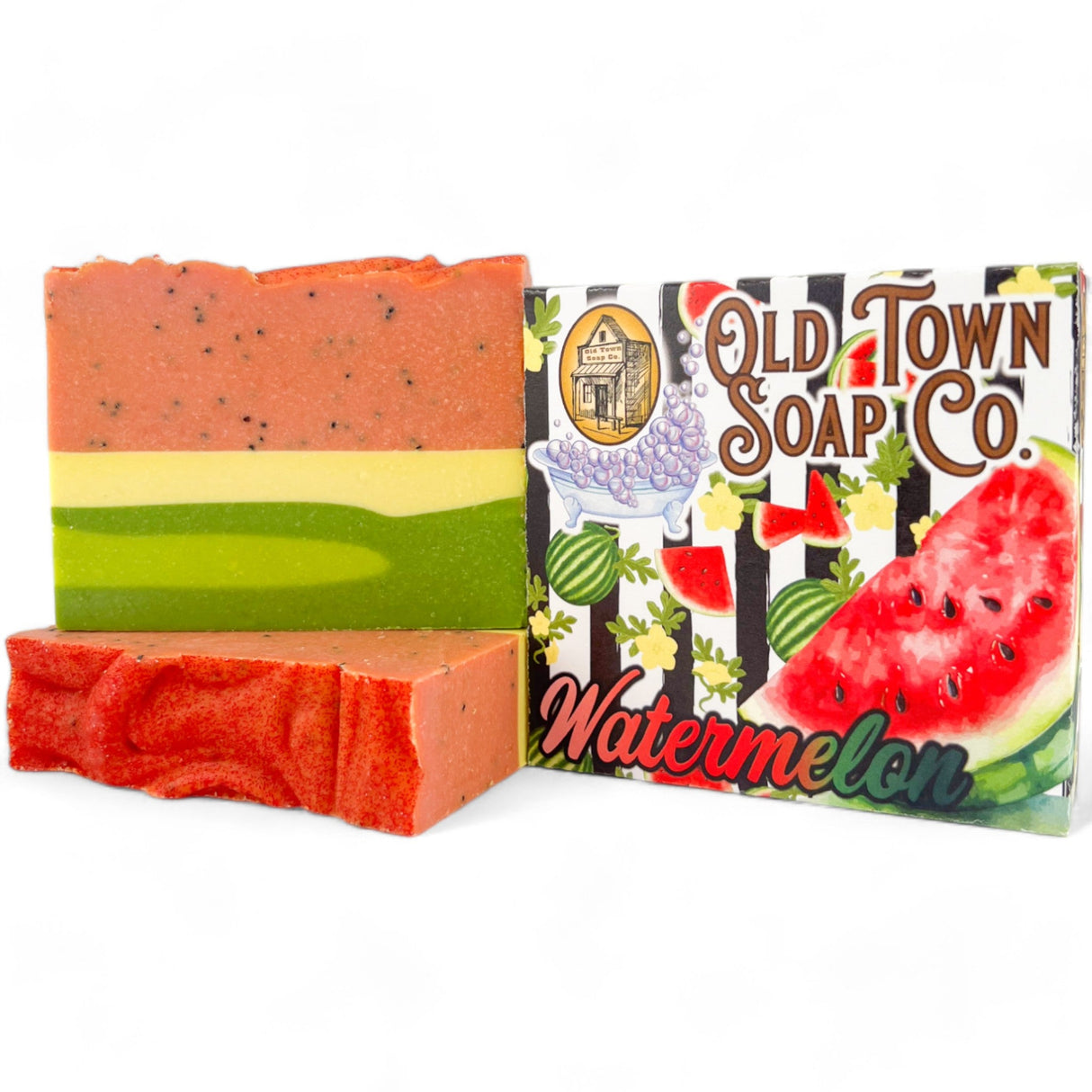 Watermelon -Bar Soap by Old Town Soap Co.