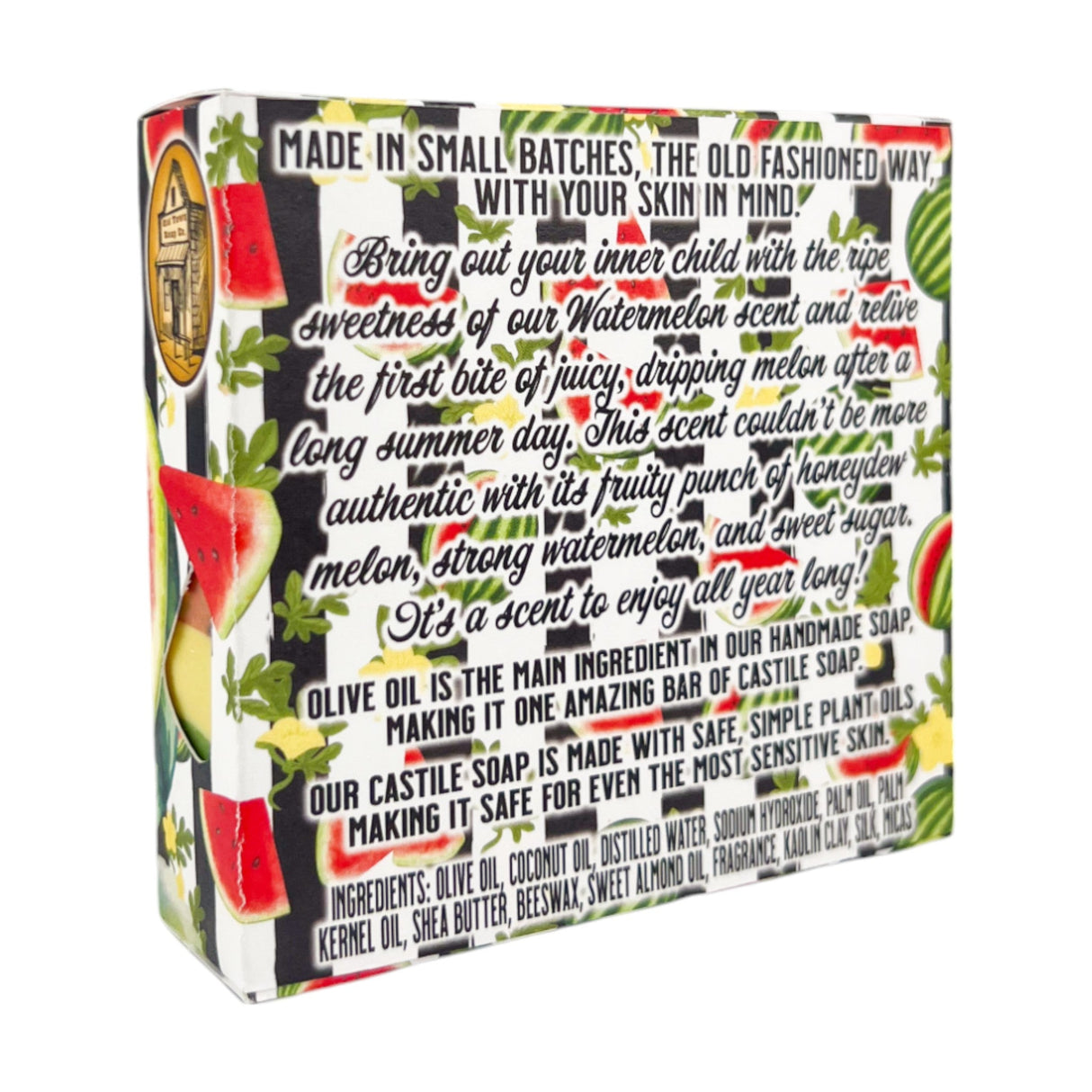 Watermelon -Bar Soap by Old Town Soap Co.