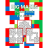 Big Mazes Puzzles Book For Adults: Large Print Mazes Puzzle Book for Seniors Starter - Double - Quad Level, Moderate to Challenging Maze Puzzles