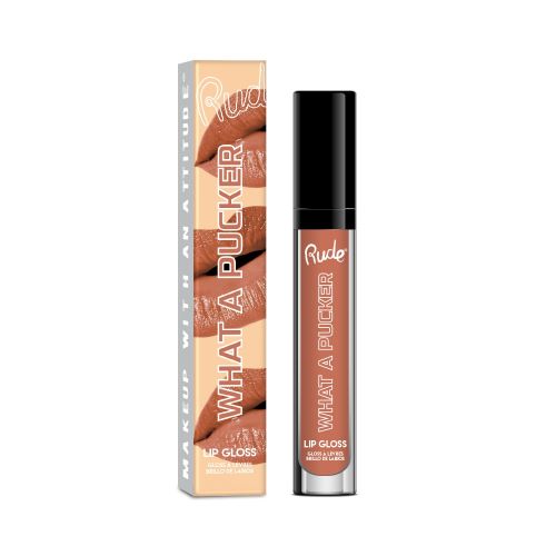 RUDE What A Pucker Lip Gloss - What The Fudge