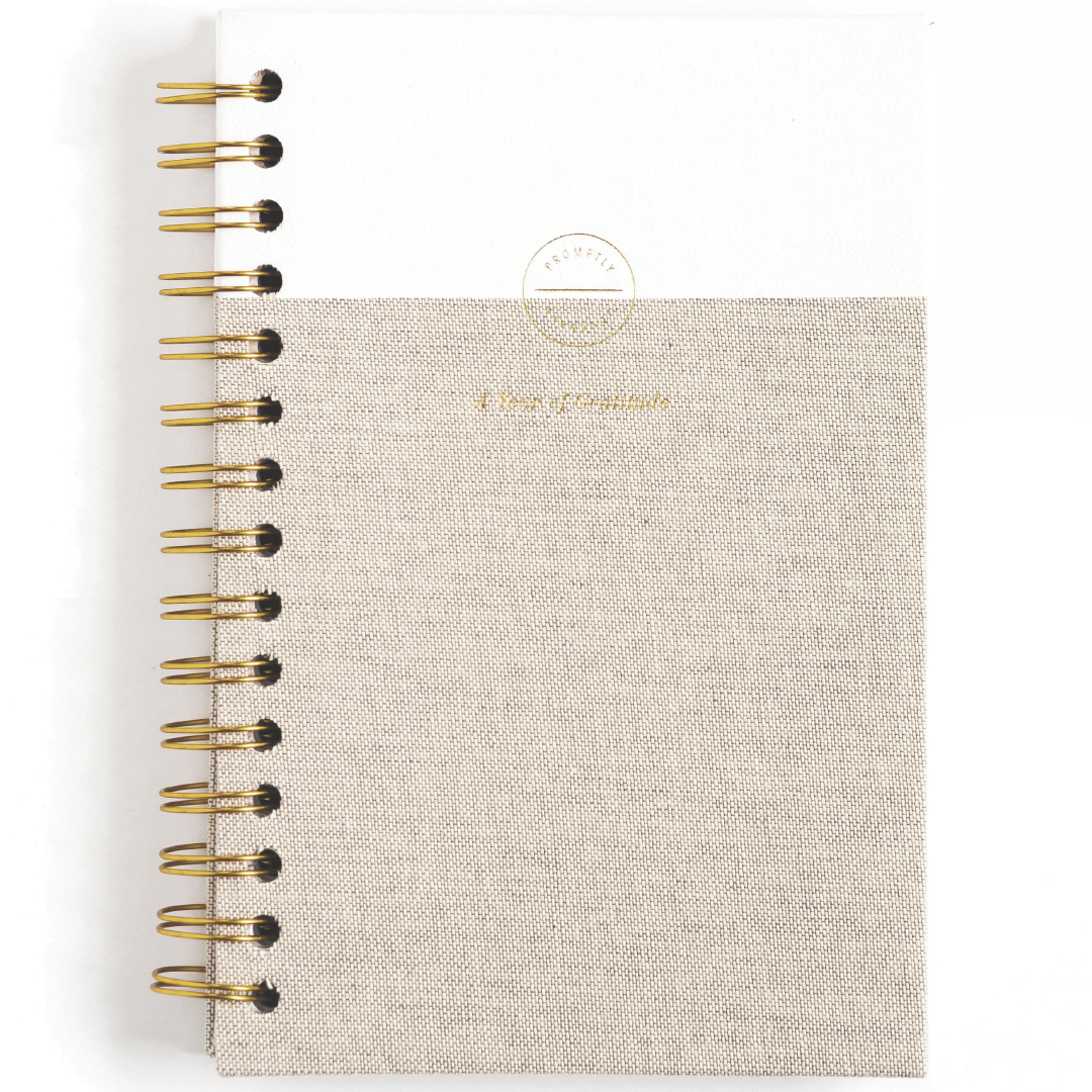 Gratitude Journals - Wheat by Promptly Journals