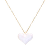 Enamel Heart Pendant Necklace by Madeline Love