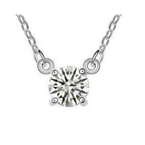 White Gold Plated Zirconia Necklace by Hollywood Sensation®