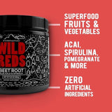 Wild Reds Powder Natural Pre-Workout Energy Mix 5.8oz by Wild Foods