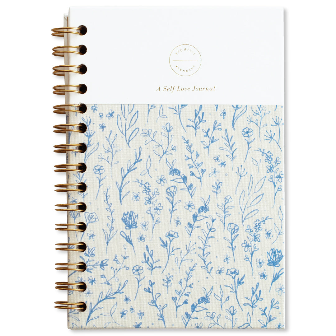 A Self-Love Journal: 52 Weeks of Affirmation (Wildflower) by Promptly Journals