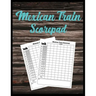 Mexican Train Scorepad: Scorecard Book Score cards for Dominoes Tally Cards, Chicken Foot 8.5" x 11", 118 Pages