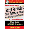 Excel Formulas That Automate Tasks You No Longer Have Time For: How To Get The Most Done In The Least Time Book 1