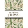 Reading Journal (Ferns & Daisies with Book Pages): 6"x9" Book Lover's Diary; Book/Series Reviews, Reading Tracker, Favorite Book List, Favorite Quotes