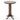 Wood Pub Round Dining Table with Pedestal Base