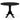 Wooden Dining Table with Round Tabletop and Curved Trestle Legs-Black