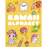 Cute and Easy Kawaii Alphabet Colouring Book: 26 Fun and Relaxing Colouring Pages for All Ages