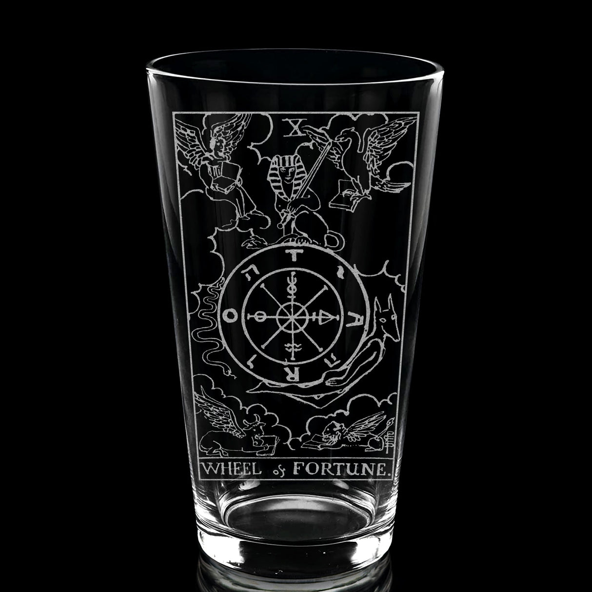 RIDER-WAITE TAROT CARD Pint Glasses by LumEngrave