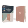 Niv, Larger Print Compact Bible, Leathersoft, Pink, Red Letter, Comfort Print