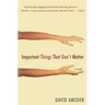 Important Things That Don't Matter