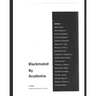Blackmaled by Academia