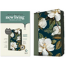 NLT Compact Giant Print Zipper Bible, Filament Enabled (Leatherlike, Magnolia Sage Green, Indexed, Red Letter)