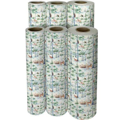 Winter Woodland Christmas Gift Wrap by Present Paper