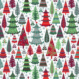 Holographic Trees Christmas Gift Wrap by Present Paper