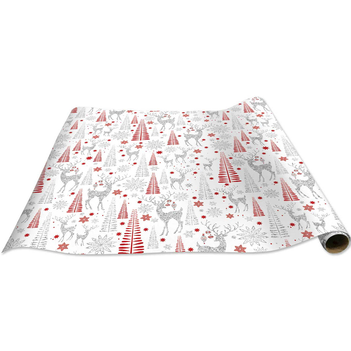 Holographic Reindeer Christmas Gift Wrap by Present Paper