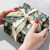 Holiday Hedgehog Christmas Gift Wrap by Present Paper