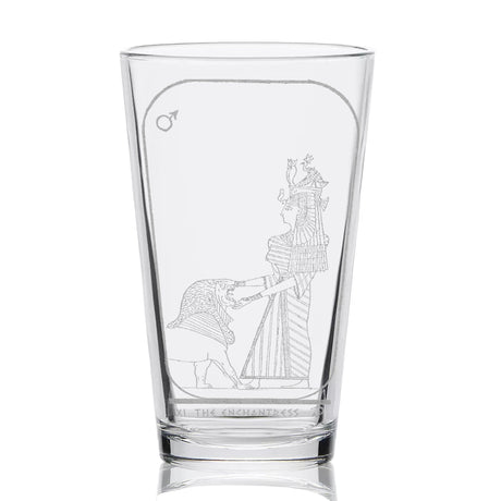 EGYPTIAN TAROT CARD Pint Glasses by LumEngrave