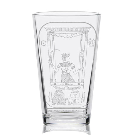 EGYPTIAN TAROT CARD Pint Glasses by LumEngrave