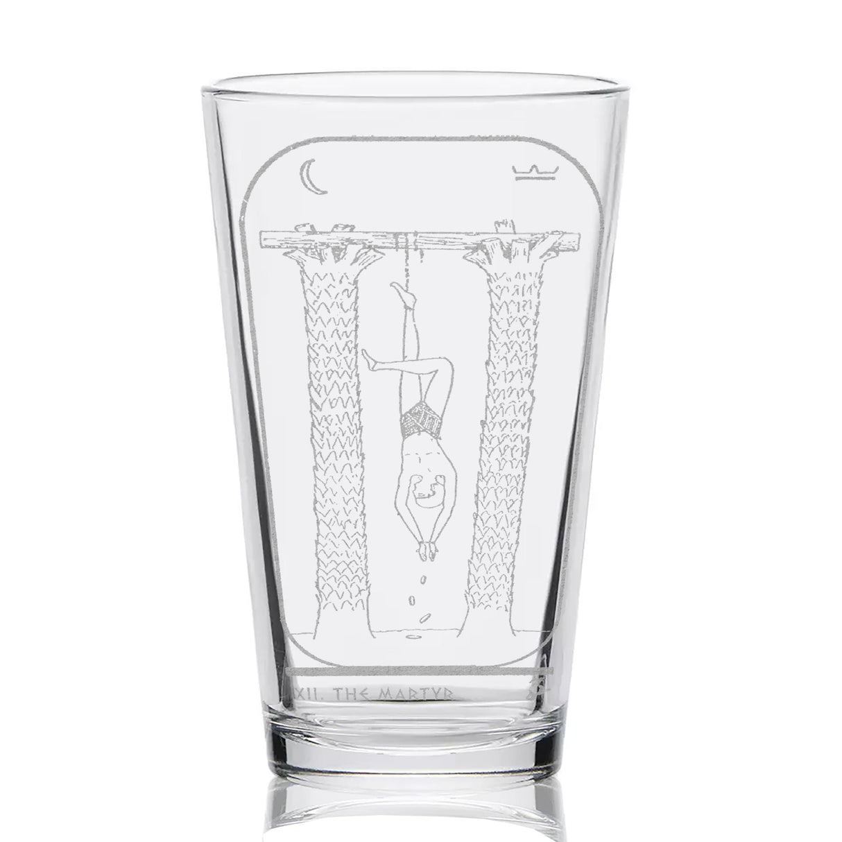 EGYPTIAN TAROT CARD Pint Glasses by LumEngrave